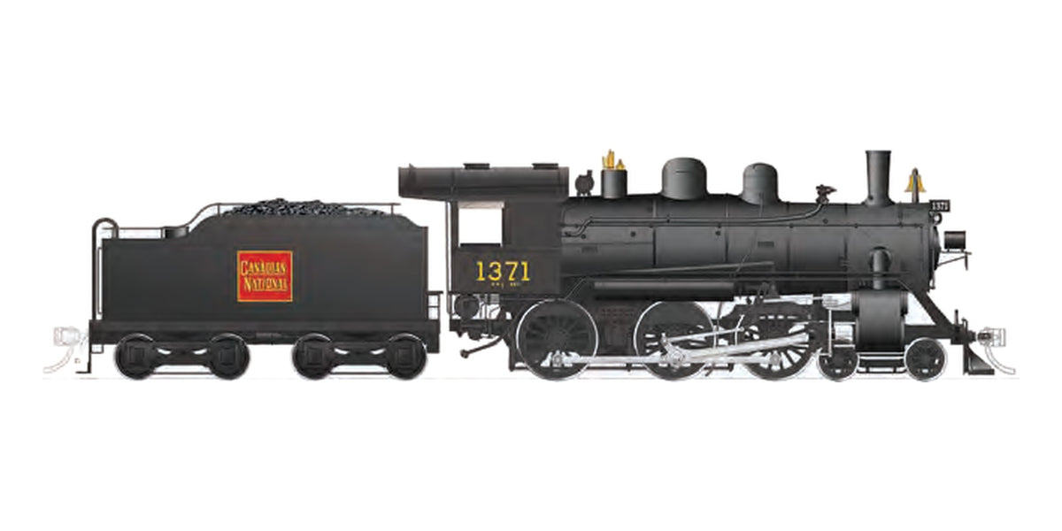 Rapido HO CNR H-6-g 4-6-0 CNR Straight Wafer #1371