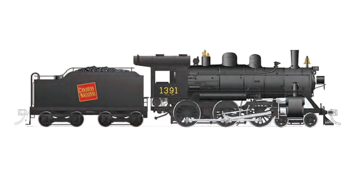 Rapido HO CNR H-6-g 4-6-0 CNR Tilted Wafer #1391