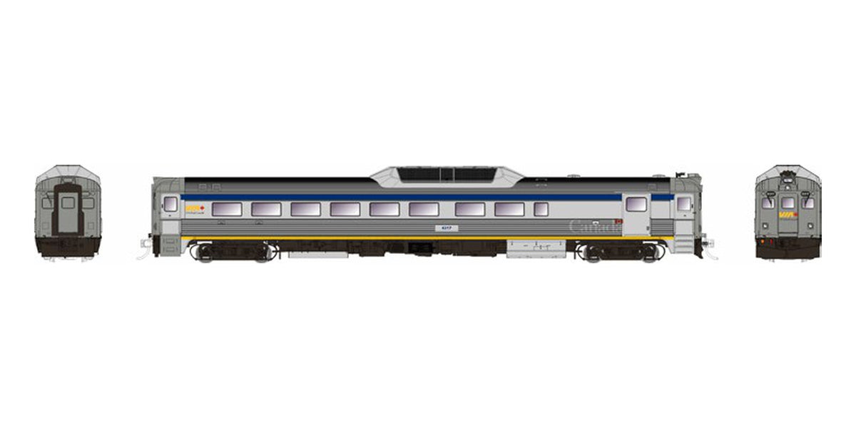 Rapido HO Budd RDC-2 VIA Rail Canada 2010s Rebuild