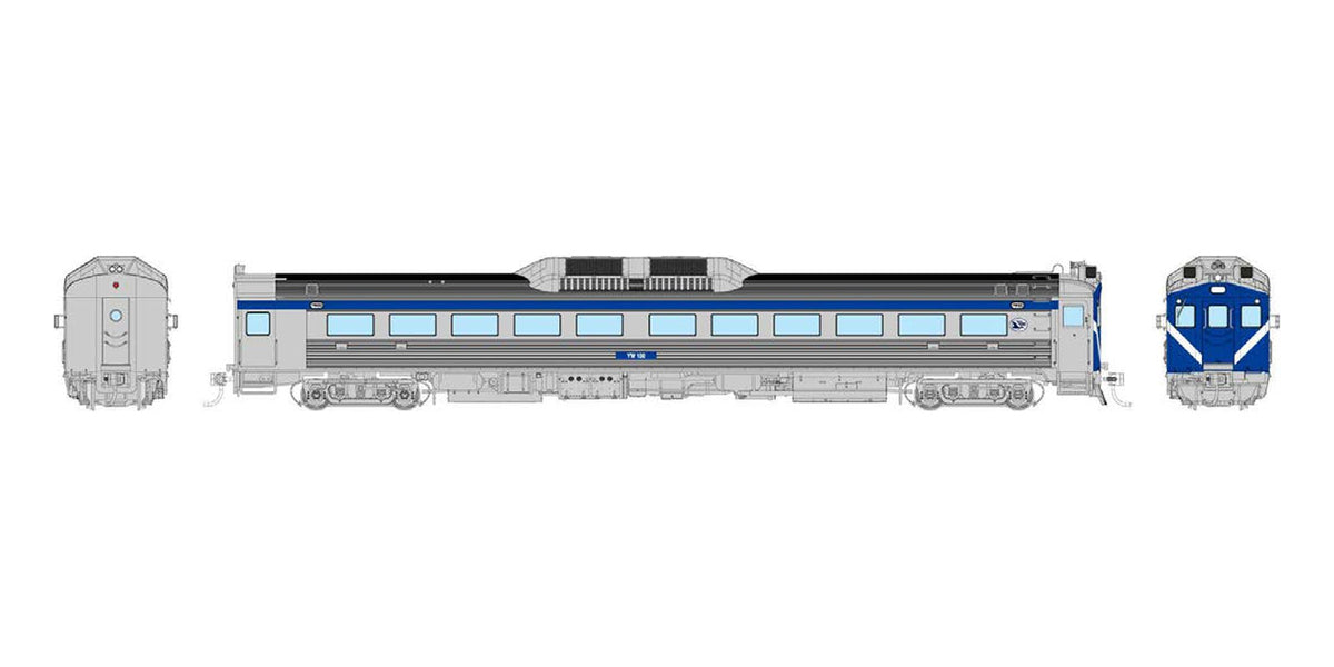Rapido HO Budd RDC-1 Yreka Western