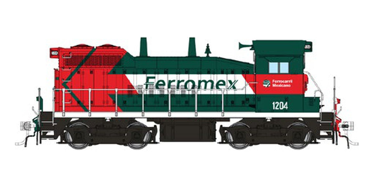 Rapido HO EMD SW10 Ferromex Green & Red