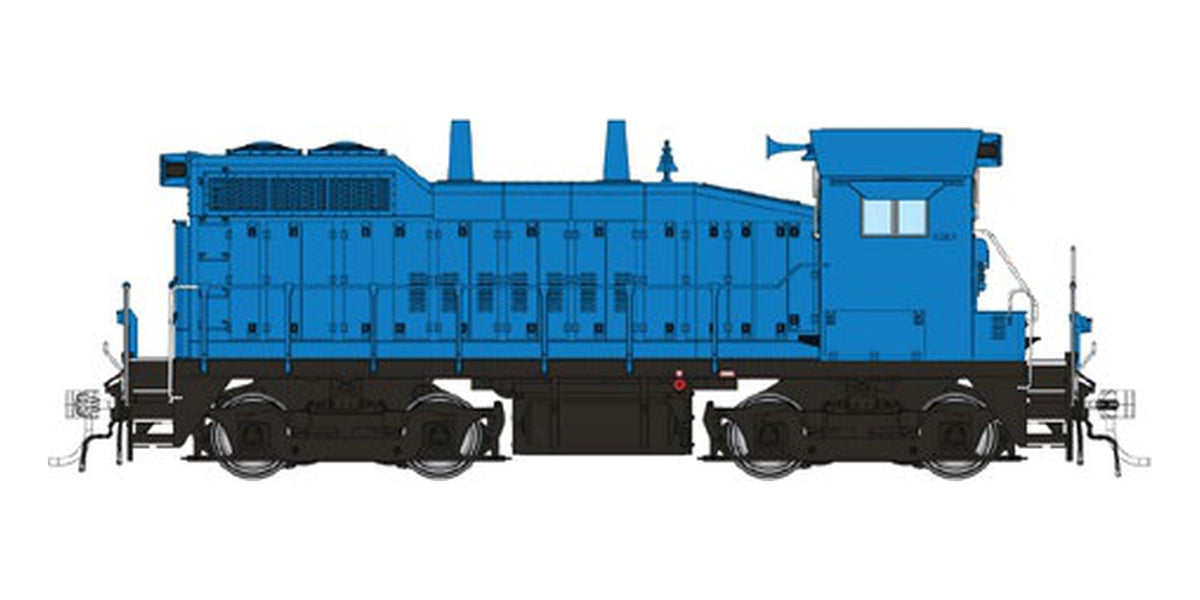 Rapido HO EMD SW10 Industrial Blue (Unlettered)