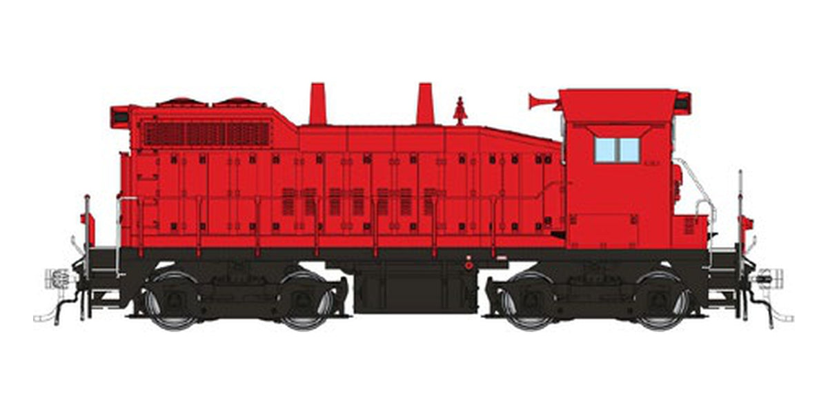 Rapido HO EMD SW10 Industrial Red (Unlettered)