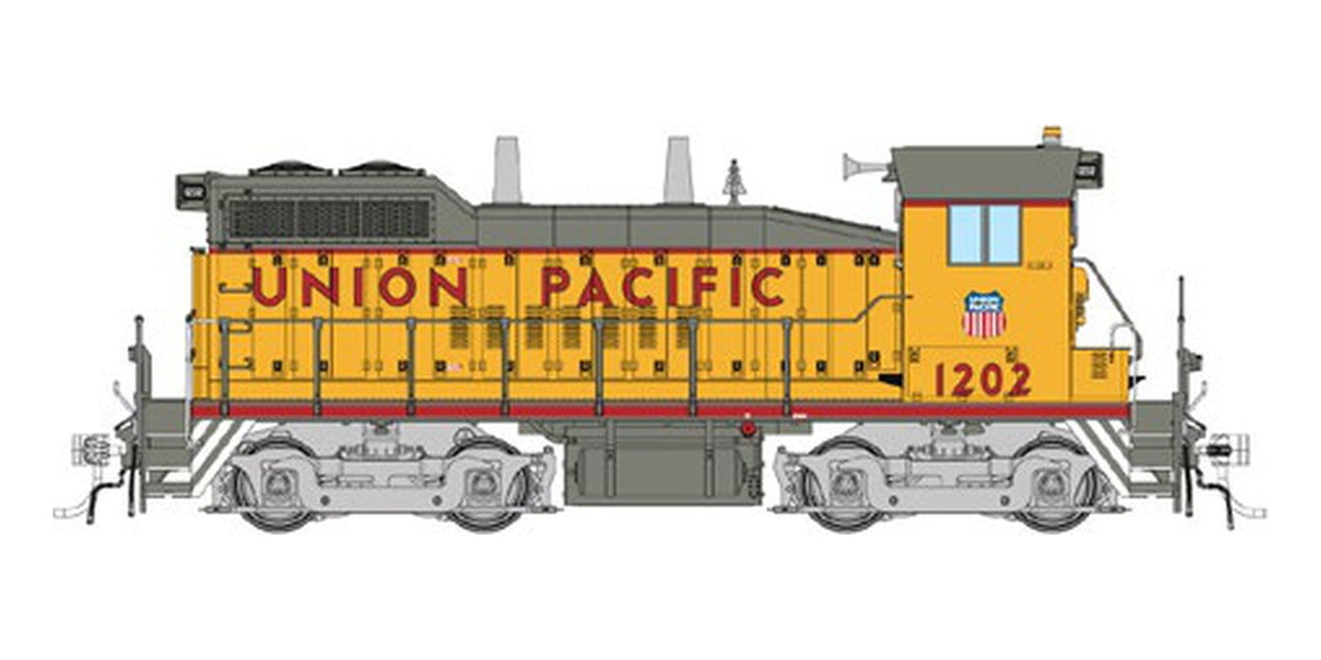 Rapido HO EMD SW10 Union Pacific Early, Large Cab Herald