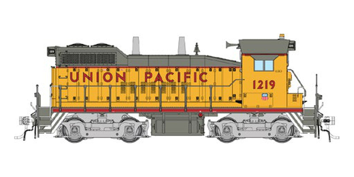 Rapido HO EMD SW10 Union Pacific Late, Small Cab Herald