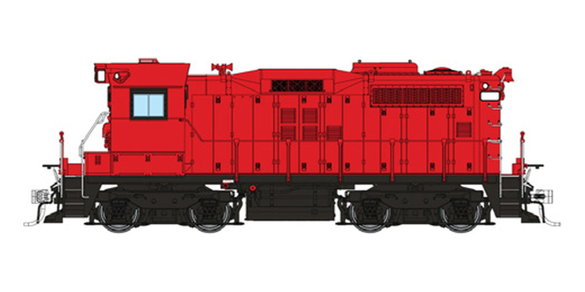 Rapido HO CN SW1200RSm Sweep Industrial Red (Unlettered)