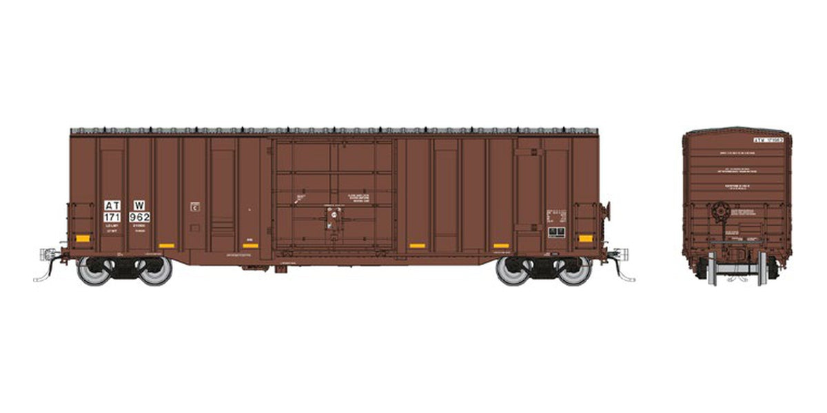 Rapido HO Trenton Works 5277 boxcar Atlantic & Western