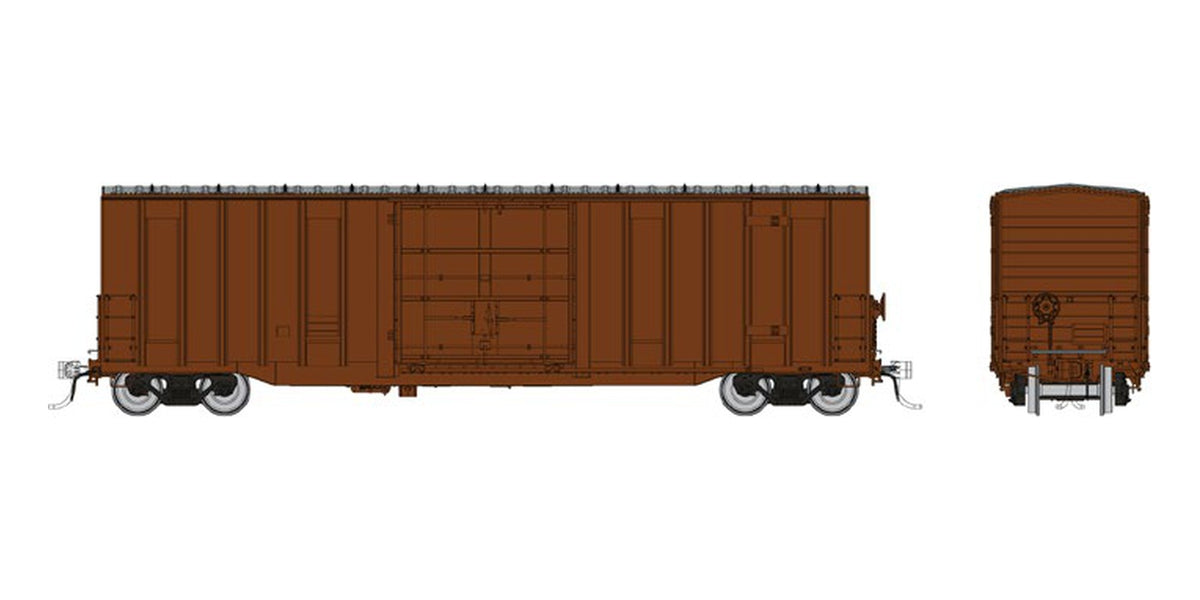 Rapido HO Trenton Works 5277 boxcar painted unlettered