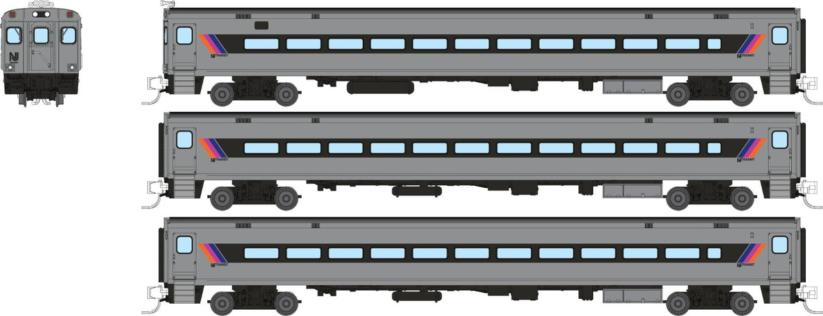 Rapido N scale Comet car set, NJ Transit