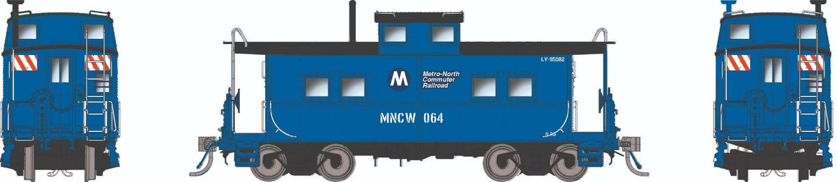 Rapido HO scale Northeastern-style steel caboose, Metro-North