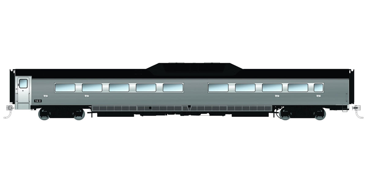 Rapido HO Budd Roger Williams unpowered intermediate car — Penn Central