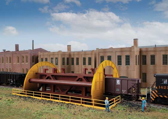 Walthers Cornerstone 4170 HO Scale Rotary Dumper - Kit - 10 x 6-1/8 x 3-1/4" 25.4 x 15.5 x 8.2cm; Pit Depth - 2-3/8" 6cm