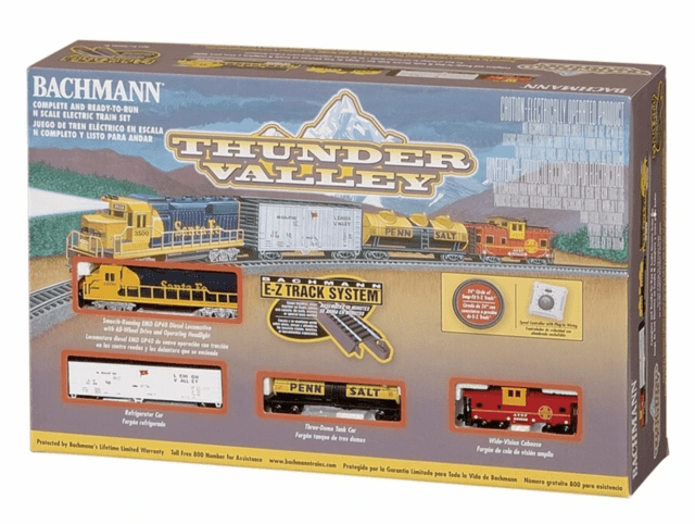 Bachmann 24013 N Scale Thunder Valley Trainset ATSF - Oakville Model Trains Depot