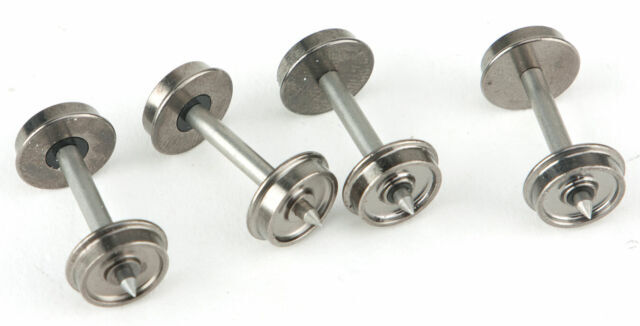 Walthers 2300 HO Scale 33" Turned Metal RP-25 Wheelsets With Metal Axles - 12pcs