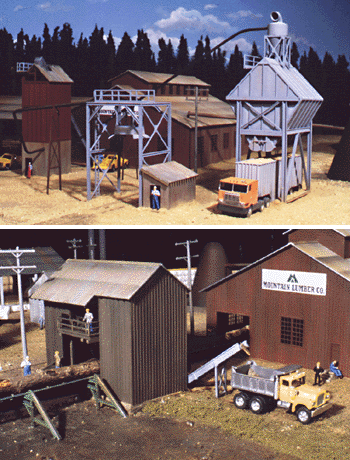 Walthers Cornerstone 3144 HO Scale Sawmill Outbuildings - Kit