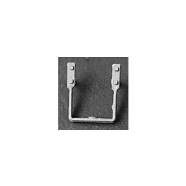 Detail Associates 6416 HO Scale Detail Associates HO Side-Mount Freight Car Stirrups - Straight, 9 x 12" (8)
