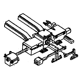 Details West 903 HO Scale Switch Motor & Tie Mount