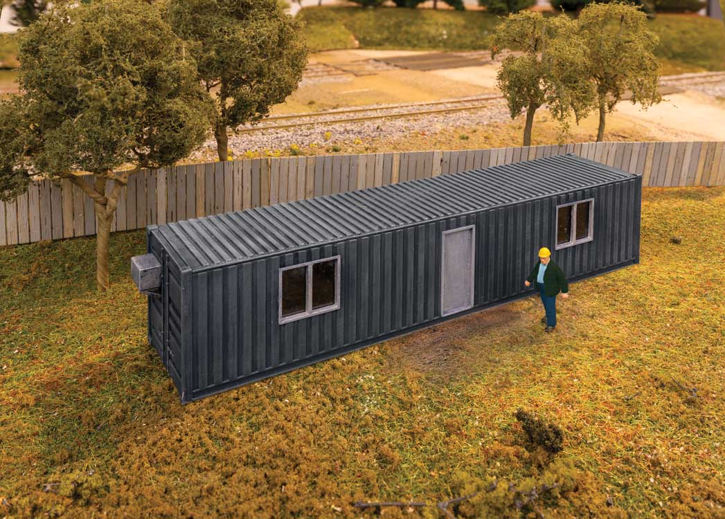 Walthers Cornerstone 4188 HO Scale Transload Mobile Office - Transload Facility - Kit