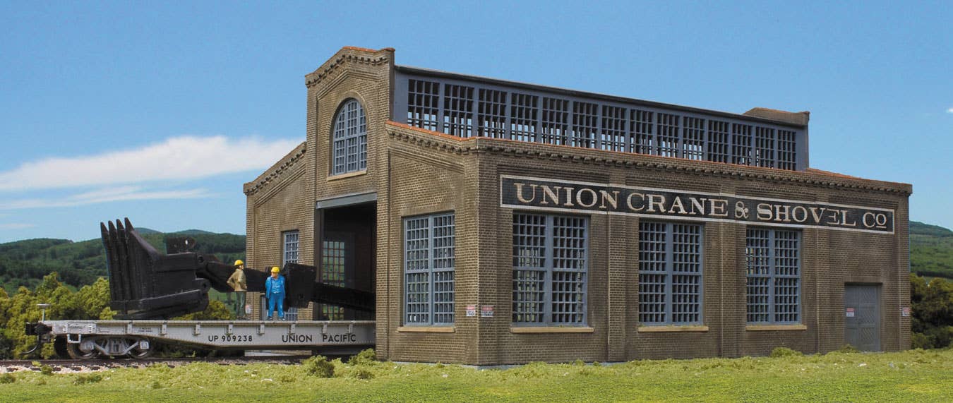 Walthers Cornerstone 4021 HO Scale Union Crane and Shovel - Kit - 9-3/8 x 7-1/8 x 5" 23.8 x 17.8 x 12.7cm