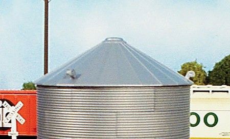 Rix Products 357 HO Scale 30-Degree Grain Bin Top - Galvanized