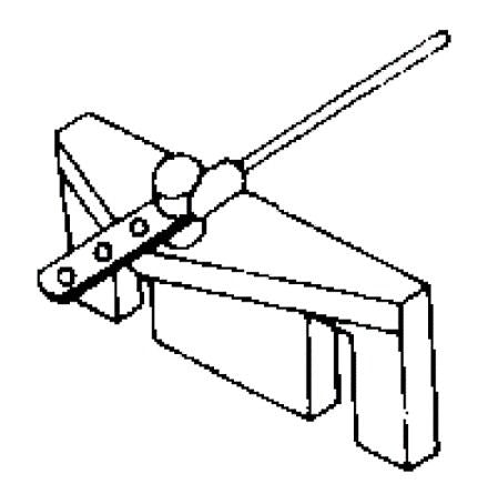 Rix Products 6 HO Scale Pivoting Turnout Linkage