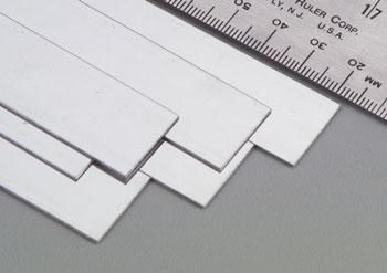 K&S 7165 Stainless Steel Strip .028" x 3/4" x 12" (6 Pieces)
