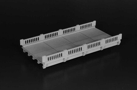 Rix Products 151 N Scale 1930s 50' Highway Overpass Kit - Deck Only