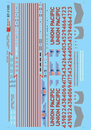 Microscale 87-110-3 HO Scale Striping, 3" and 4 3/4" Widths, Gold Waterslide Decals