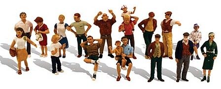 Woodland Scenics A1958 HO Scale 16 People