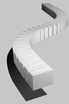 Woodland Scenics ST1408 SubTerrain 2" Risers (4/pkg)