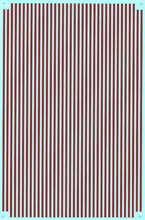 Microscale PS-5-1/16 All Scale Pinstripes - 1/16" Wide - Red Waterslide Decals