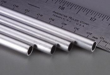 K&S 3032 Round Aluminum Tube 5/16" OD x .035" Wall x 12" (4 Pieces)