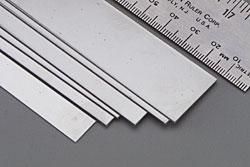 K&S 7161 Stainless Steel Strip .018" x 1" x 12" (6 Pieces)