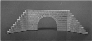 Rix Products 652 HO Scale Large Cut Stone Culvert with Wings