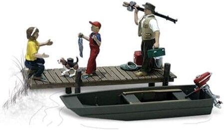 Woodland Scenics A2203 N Scale Family Fishing