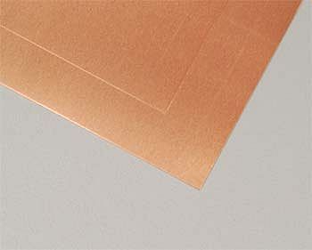 K&S 15053 Phosphor Bronze Sheet .008" x 5" x 7" (1 Piece)