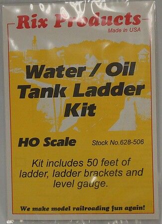 Rix Products 506 HO Scale 50' Water/Oil Tank Ladder Kit