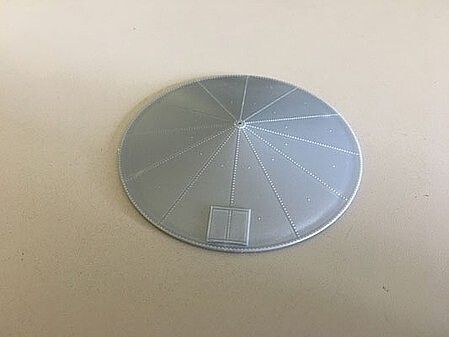 Rix Products 356 HO Scale 15-Degree Grain Bin Top - Galvanized