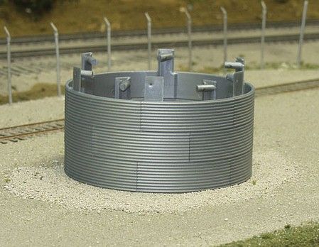 Rix Products 354 HO Scale 11' Corrugated Grain Bin Extension Kit (3 Bands)