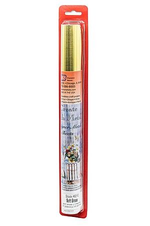 K&S 6010 Soft Brass Foil .005" (36 Ga) 12" x 30" Roll (1 Roll)