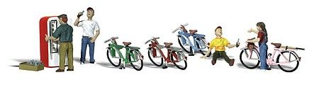 Woodland Scenics A1904 HO Scale Bicycle Buddies
