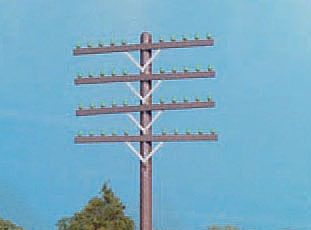 Rix Products 31 HO Scale Railroad Telephone Pole Crossarms pkg(72)