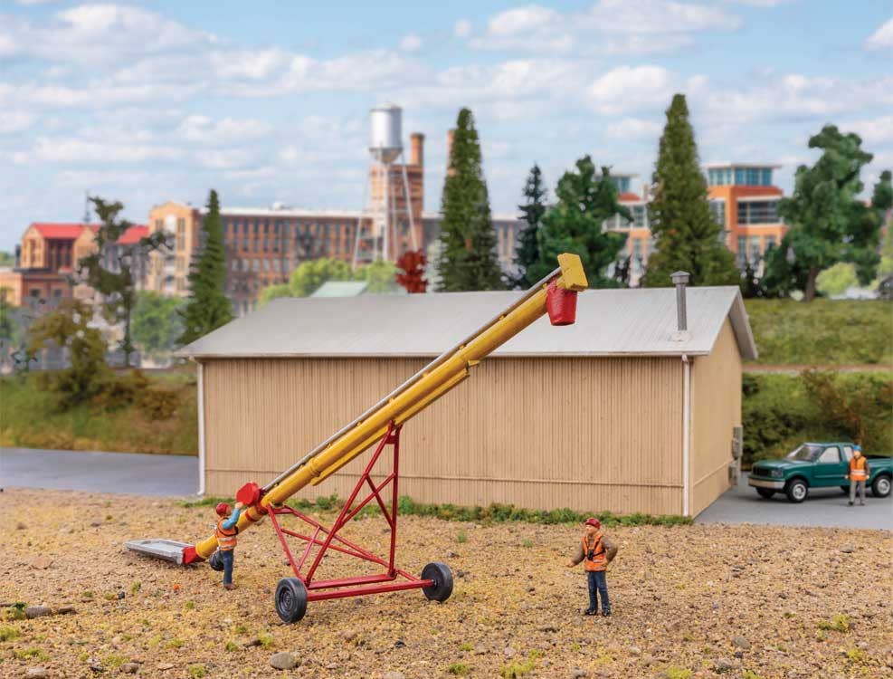 Walthers Cornerstone 4183 HO Scale Utility Auger - Transload Facility - Kit