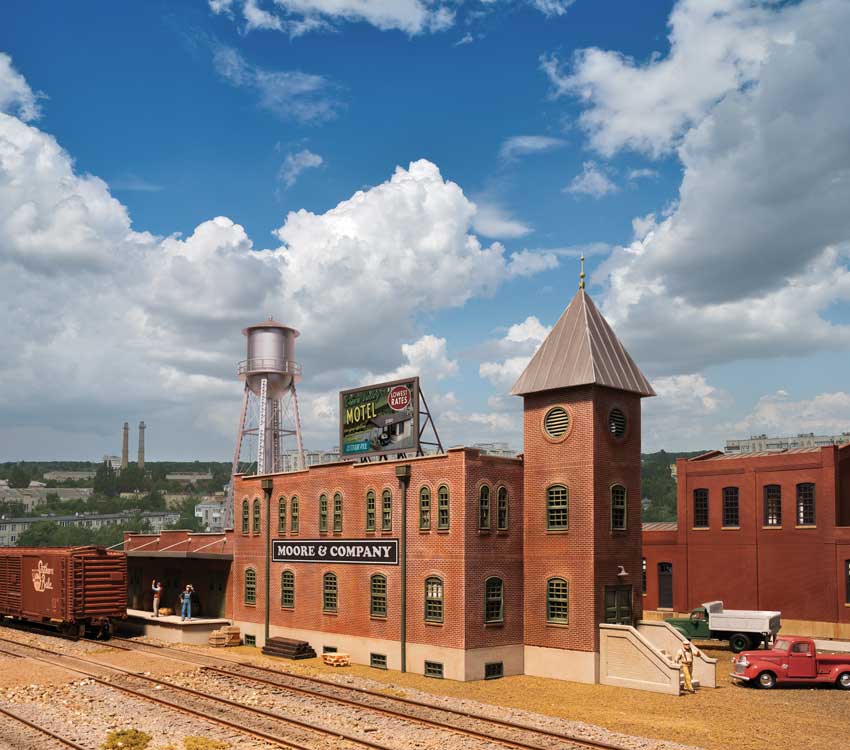 Walthers Cornerstone 4104 HO Scale Vintage Brick Warehouse - Kit