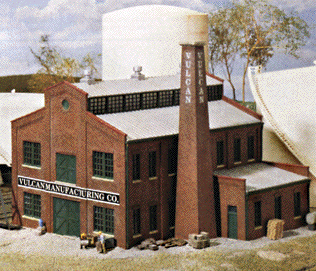 Walthers Cornerstone 3233 N Scale Vulcan Manufacturing Co. - kit - 5-5/8 x 5-11/16 x 4-11/16" 14 x 14.2 x 12cm
