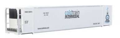 Walthers SceneMaster 8704 HO Scale 53' Reefer Container Cool Train Intermodal
