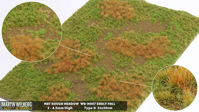 Martin Welberg M007 Rough Meadow Mat - Early Fall D