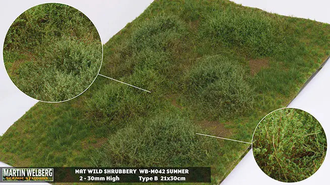 Martin Welberg M042 Wild Shrubbery Mat - Summer Type B