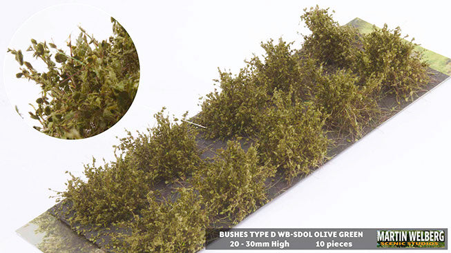 Martin Welberg SDOL Bushes Type D Olive Green