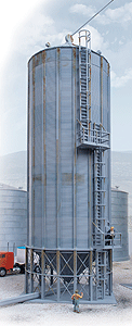 Walthers Cornerstone 2937 HO Scale Wet-Dry Grain Storage Bin 2-Pack - Kit - Each: 3-5/8 x 3-5/8 x 12" 8.6 x 8.6 x 30.5cm